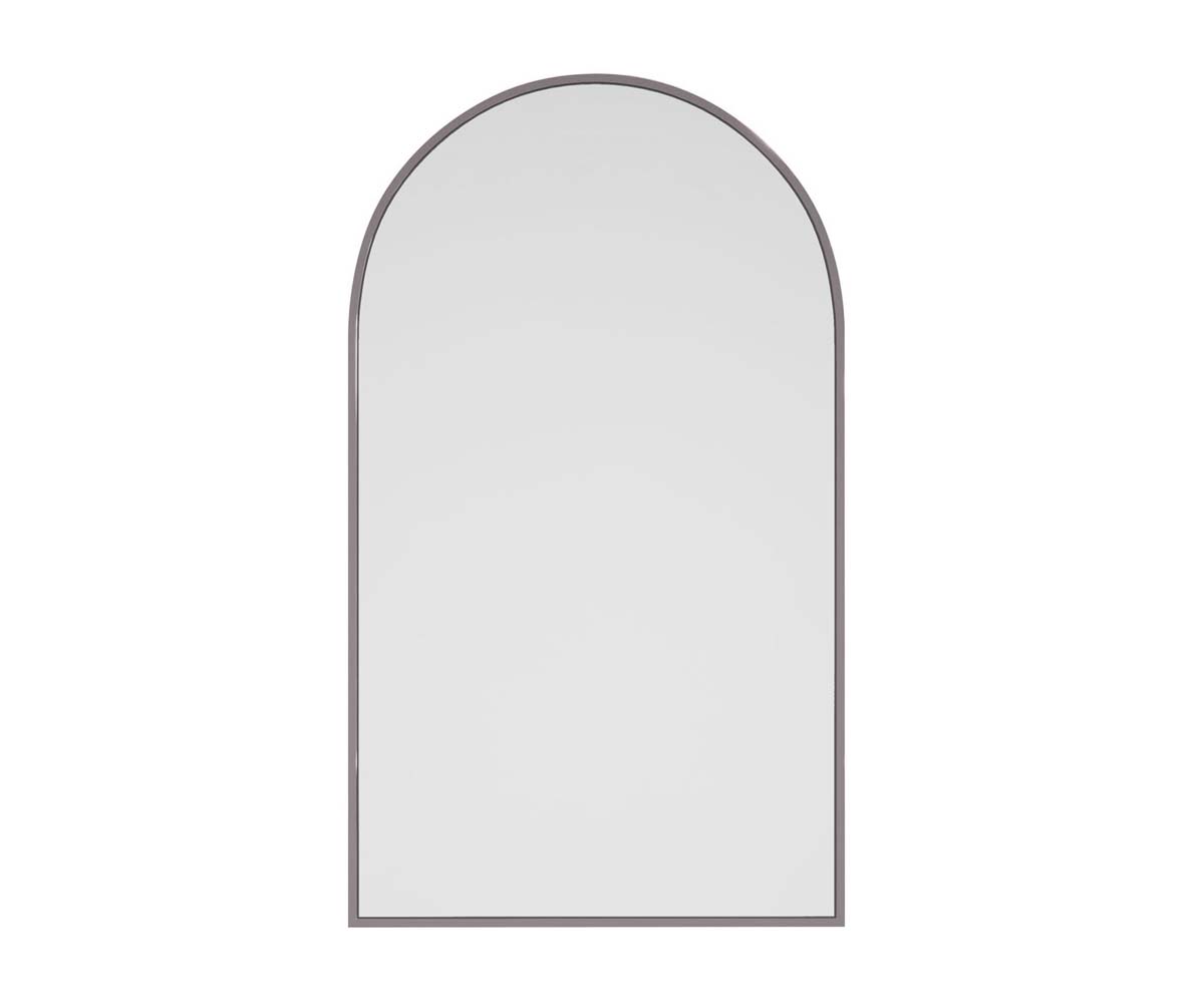 Metal Frame Arched Wall Mirror