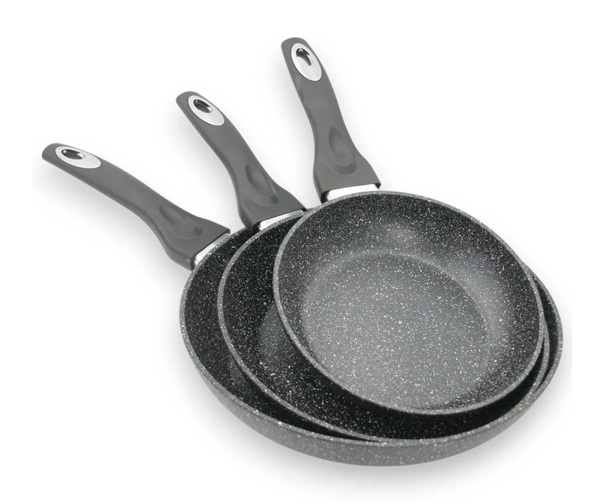Non-Stick Aluminum Frying Pan Set (3-Piece)