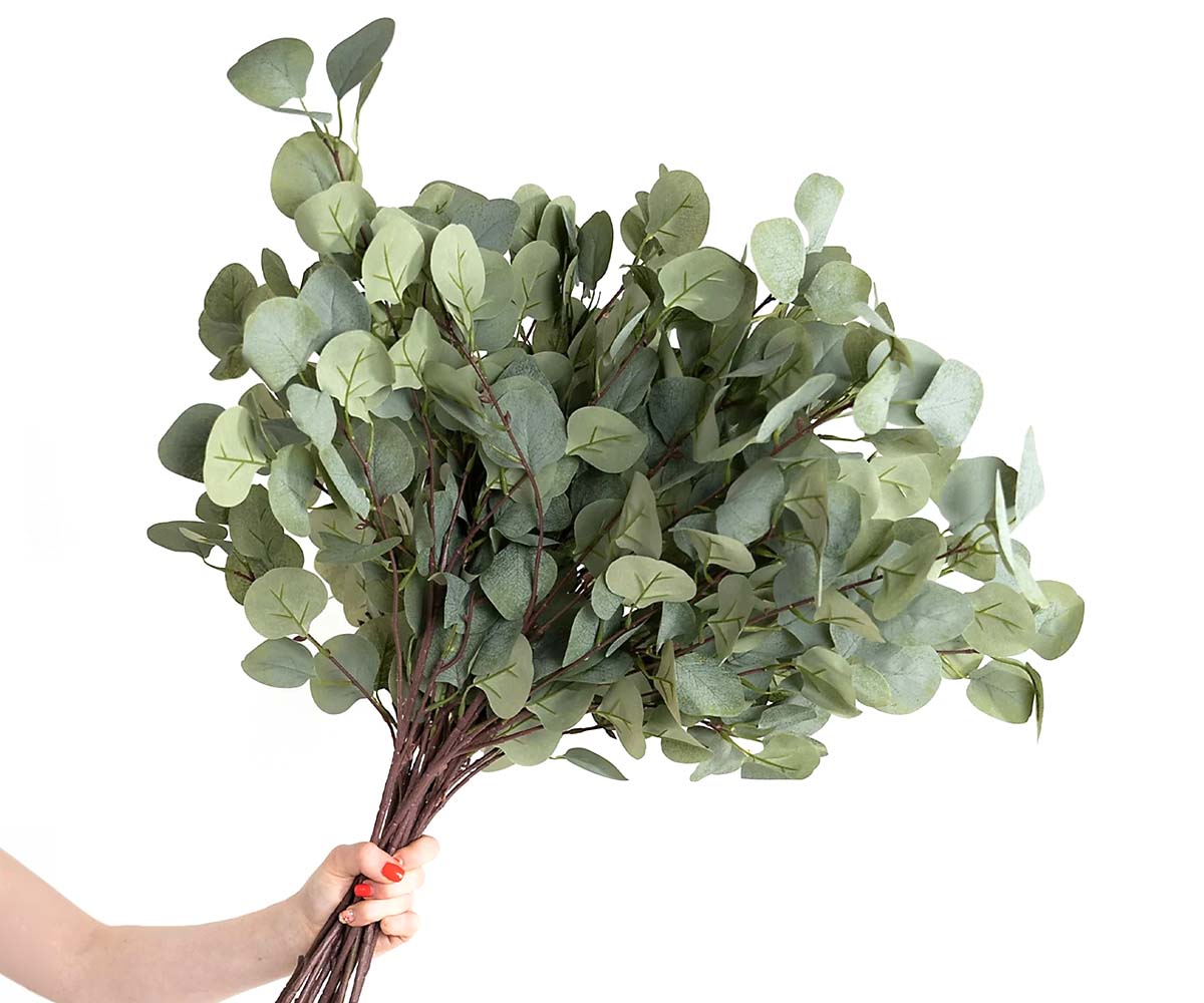 Artificial Eucalyptus Stem Bundle (Set of 12)