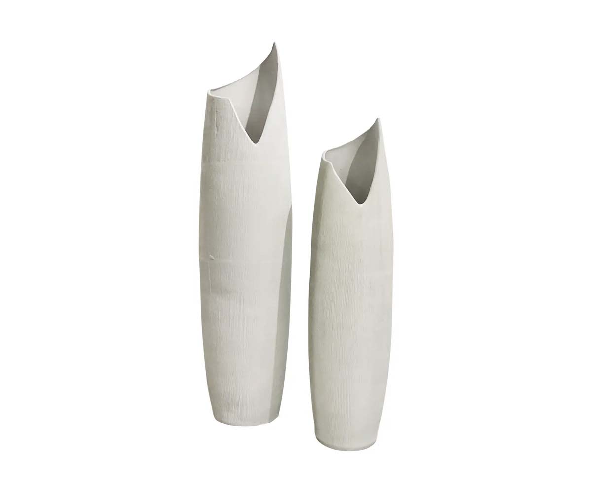 Ceramic Decorative Vase Set (2-Piece)
